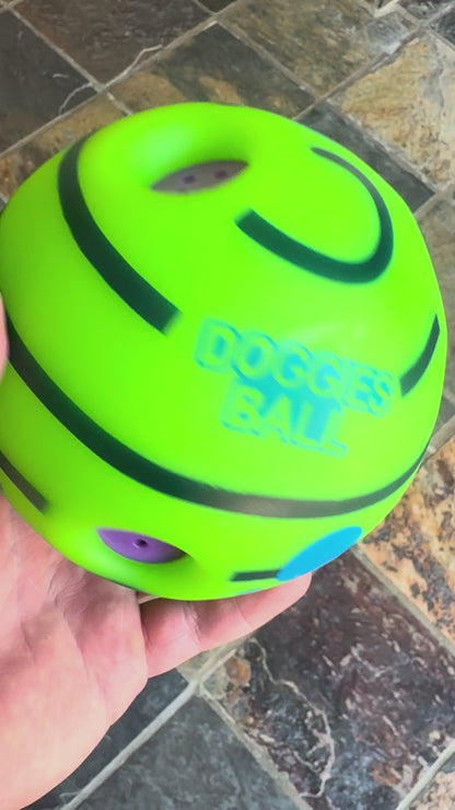 Lunova Large Interactive Squeaky Voice Ball Toy (Bite Resistant)